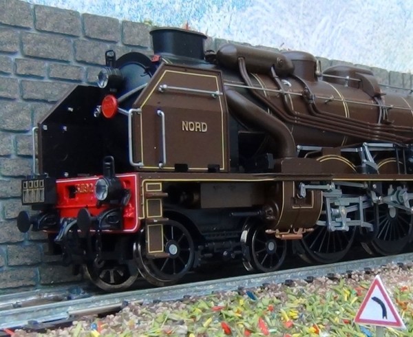 Locomotive Vapeur Jouef Club 231 E Calais Nord - époque 2 - Couleur Chocolat - Limitée