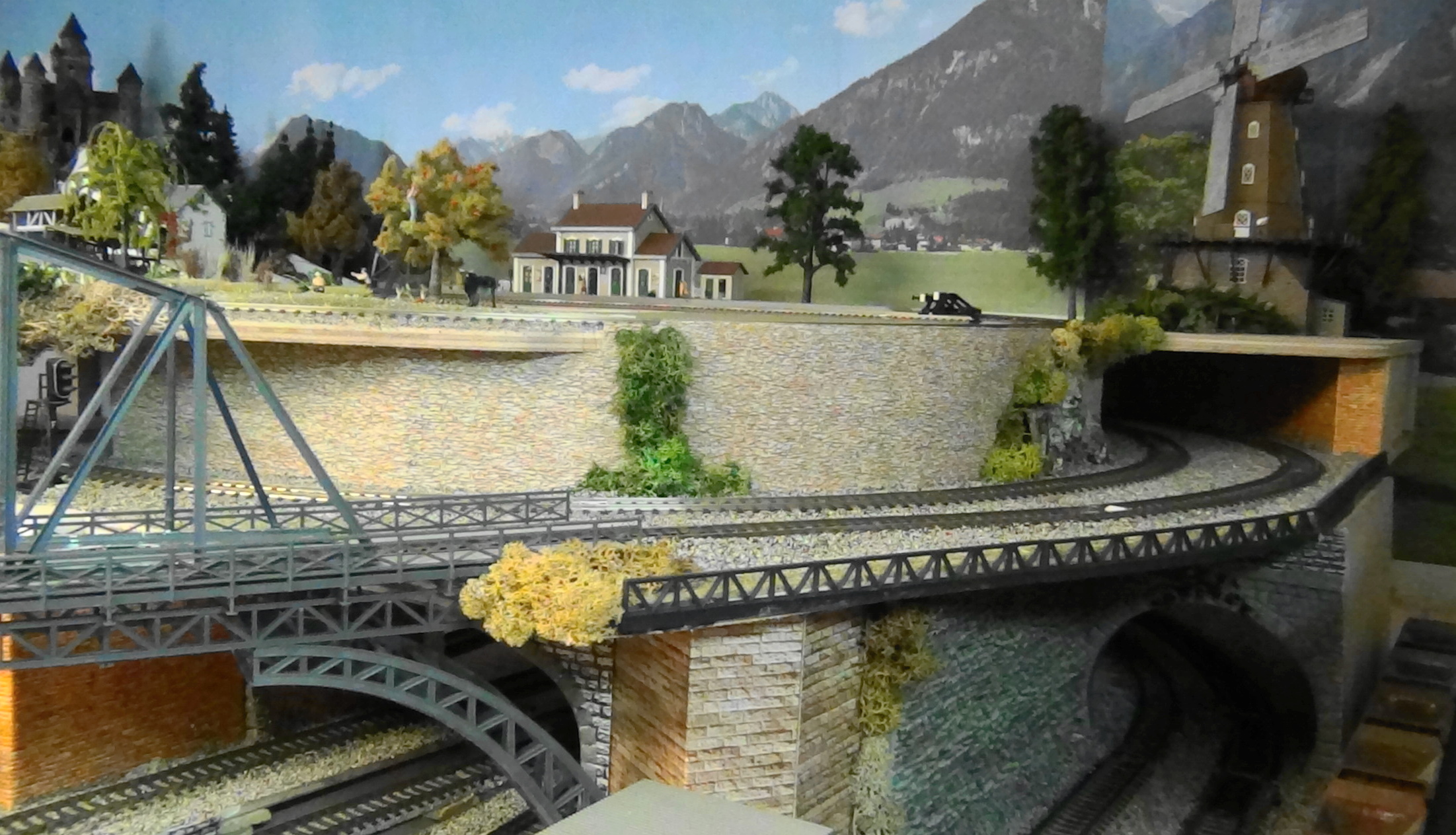 HO Clôture Ferroviaire Lot 1m Modèle 1 Décor 1/87 H0 Train Gare